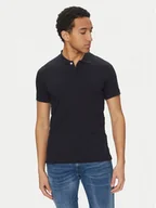 Koszulki męskie - Geox Polo M5510W T3236 F1624 Granatowy Regular Fit - miniaturka - grafika 1