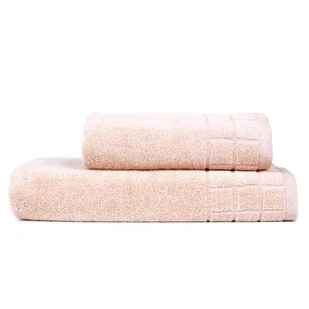 Ręcznik kąpielowy, bawełniany 50 x 90, pudrowy róż - Ręczniki - miniaturka - grafika 1