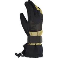 Rękawiczki - Rękawice snowboardowe męskie z membraną Aqua Tex+ i ociepliną Primaloft Viking Encore 0974 czarno-oliwkowy - miniaturka - grafika 1