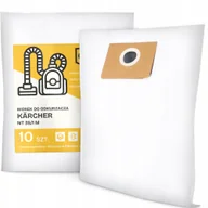 Worki do odkurzaczy - 10x Worek do Odkurzacza Kärcher Nt 35/1 M Flizelinowy Duży Torba Worki G9 - miniaturka - grafika 1