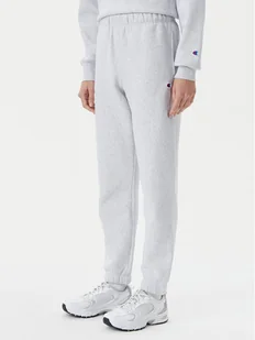 Champion Spodnie dresowe 117872 Szary Slim Fit - Spodnie sportowe damskie - miniaturka - grafika 1