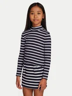 Bluzki damskie - Tommy Hilfiger Bluzka KG0KG08174 Granatowy Regular Fit - miniaturka - grafika 1
