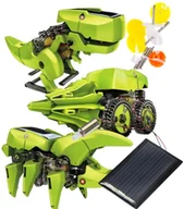 Mały naukowiec - Robot do złożenia 3w1 SOLARNY Elektronik Majsterkowicz Mechanika dla dzieci  k.2125A - miniaturka - grafika 1