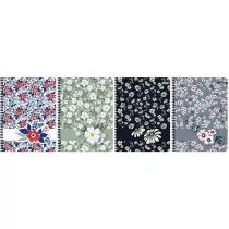 Kołozeszyt A4/80K kratka Flower (5szt) - Zeszyty szkolne - miniaturka - grafika 1