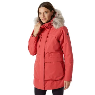 Damska parka zimowa Helly Hansen Coastal Parka poppy red - XS - Kurtki damskie - miniaturka - grafika 1
