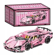 Klocki - SAMOCHÓD duży SPORTOWY LAMBORGHINI Z KLOCKÓW DO UKŁADANIA ZABAWKA 1280 EL - miniaturka - grafika 1