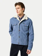 Kurtki męskie - Wrangler Kurtka jeansowa 112357214 Niebieski Regular Fit - miniaturka - grafika 1