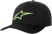 Czapki i chusty sportowe męskie - Czapka Ageless Curved Flexfit by alpinestars, czarno-zielony, L/XL (58-61 cm) - miniaturka - grafika 1