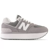 Buty sportowe damskie - Buty New Balance WL574ZSD - szare - miniaturka - grafika 1