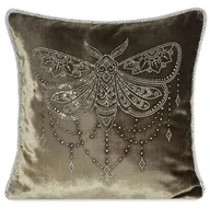 Poszewki na poduszki - Poszewka EUROFIRANY Royal 8 45 x 45 cm Ciemnobeżowy - miniaturka - grafika 1