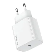Ładowarki do telefonów - USAMS Ład. siec. 1xUSB-C T65 PD20W (only head) PD Fast Charging biały/white CC226TC01 (US-CC226) - miniaturka - grafika 1