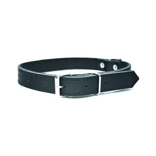 Chaba Obroża skórzana kolor czarny 40mm 75cm - Obroże dla psów - miniaturka - grafika 1
