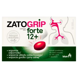 LEK-AM Zatogrip Forte 15 tabl powl - Przeziębienie i grypa - miniaturka - grafika 1