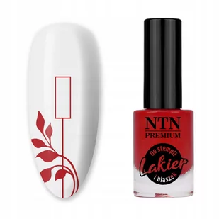 Ntn Premium Lakier do stempli i blaszek NTN Premium czerwony 7 ml Nr 93 - Ozdoby do paznokci - miniaturka - grafika 1