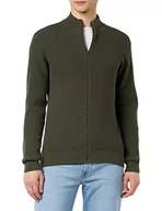 Kurtki męskie - Blend Męska kurtka z dzianiny 20714630, 190414/Forest Night, M - miniaturka - grafika 1