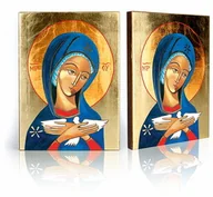 Ikony i obrazy sakralne - Ikona religijna Pneumatofora Matka Boża niosąca Ducha Świętego - miniaturka - grafika 1
