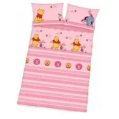 Pościel - Pościel bawełniana do łóżeczka 100x135 Kubuś Puchatek Tygrysek Prosiaczek - miniaturka - grafika 1