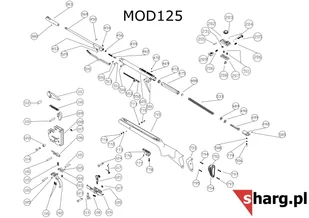 Śruba mocująca kabłąk przednia Hatsan MOD 33 - 155, Dominator 200, Striker, Proxima (777) - Osprzęt do wiatrówek - miniaturka - grafika 22
