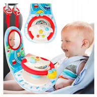 Zabawki interaktywne dla dzieci - Kierownica Zabawka Interaktywna Dla Dzieci Dźwięki Światła Symulator Auta Z2029 - miniaturka - grafika 1