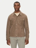 Kurtki męskie - JOOP! Jeans Kurtka skórzana 15 Georg 80000766 Beżowy Regular Fit - miniaturka - grafika 1