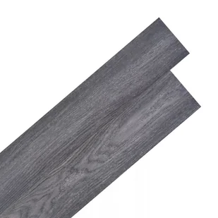 vidaXL Samoprzylepne panele podłogowe, 36 szt., PVC, 5,02 m, czarne - Dywany - miniaturka - grafika 8