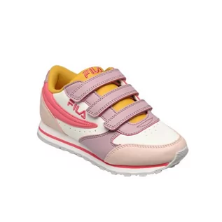 Buty dla dziewczynek - Buty dziecięce Fila Orbit Velcro Low sportowe-34 - grafika 1