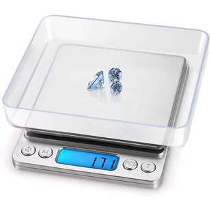 Verk Waga jubilerska kuchenna 500g 0,01g elektroniczna VERK17066 - Wagi łazienkowe - miniaturka - grafika 1