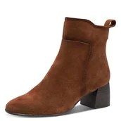 Botki damskie - Tamaris Damskie botki na obcasie 1-25323-45, Muscat, 39 EU, Muscat, 39 EU - miniaturka - grafika 1