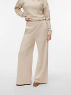 Spodnie sportowe damskie - Vero Moda Spodnie dresowe w kolorze kremowym - miniaturka - grafika 1