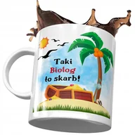 Kubki - Dla Biologa Kubek na Urodziny Imieniny na Prezent z Nadrukiem ze Zdjęciem + Opakowanie na prezent (wzór 02) - miniaturka - grafika 1