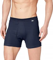 Majtki męskie - Huber Bawełniane Bokserki Plus Size Granatowe Gładkie Xxl J2A - miniaturka - grafika 1