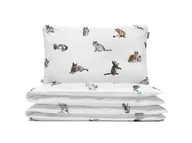 Pościel dla dzieci - pościel koty 90x120 cm + 1x 60x40 cm - miniaturka - grafika 1