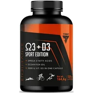 Suplementy diety - Kwasy tłuszczowe z witaminą D3 dla sportowców Trec Nutrition Omega-3 + D3 Sport Edition 120 kapsułek (5902114040826) - miniaturka - grafika 1