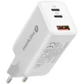Ładowarki do telefonów - EVERACTIVE ŁADOWARKA SIECIOWA GAN SC-650Q Z GNIAZDEM USB QC4+ ORAZ 2X USB-C PD PPS 65W SC-650Q - miniaturka - grafika 1