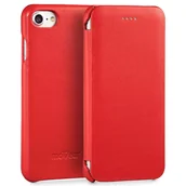 Etui i futerały do telefonów - moVear moVear Skórzane Etui Slim do iPhone 8 / 7 | Ekskluzywny Pokrowiec z klapką, book case | flipSide S Skóra Vintage, Czerwony A0I87S0SLN0BKRE - miniaturka - grafika 1