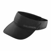 Czapki i chusty sportowe damskie - Daszek Salomon Cross Visor Deep Black - miniaturka - grafika 1