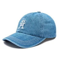 Czapki dla dzieci - Czapka z daszkiem Tommy Hilfiger AU0AU01716 Niebieski - miniaturka - grafika 1