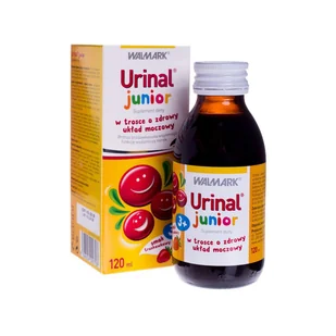 Walmark URINAL JUNIOR Syrop 120 ml 3056421 - Przeziębienie i grypa - miniaturka - grafika 2