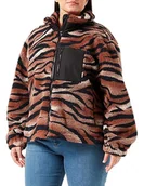 Kurtki damskie - Wrangler Damska kurtka Sherpa Zip Through, PONY BROWN, XS - miniaturka - grafika 1
