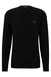 BOSS Męska bluza Knitted, czarna, L - Bluzy męskie - miniaturka - grafika 1