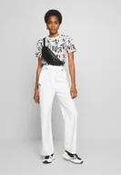 Spodnie męskie - 4&Th Reckless Białe Spodnie Damskie 34 1S00 - miniaturka - grafika 1