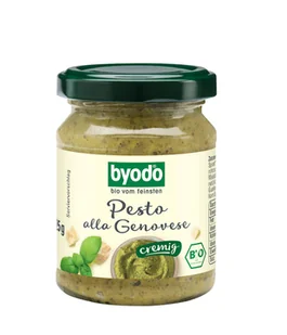 Byodo Pesto a`la genovese 125 g Bio - Sosy w słoikach - miniaturka - grafika 1