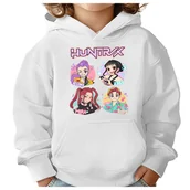 Bluzy dla dziewczynek - BLUZA DZIECIĘCA K-POPOWE ŁOWCZYNIE DEMONÓW HUNTRIX 146-152 Z KAPTUREM - miniaturka - grafika 1