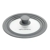 Pokrywki - Pokrywa żaroodporna 3w1 18/20/22 cm z silikonem - miniaturka - grafika 1