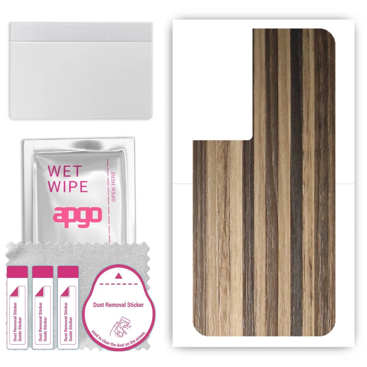 Folia naklejka skórka strukturalna na TYŁ do TCL 50 XE - Drewno Paski Mix - apgo SKINS