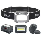 Latarki - Latarka akumulatorowa czołowa 3 W COB LED LB0107 LIBOX - miniaturka - grafika 1