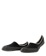 Skarpetki męskie - FALKE Mężczyźni Kapcie Cosyshoe Invisible M HP Wełna Dziewicza z wypustkami na podeszwie 1 Para, Szary (Anthracite Melange 3082), 45-46 - miniaturka - grafika 1
