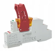 Sterowniki i przekaźniki - Relpol Przekaźnik interfejsowy Push-in 2P, 8A, 24V AC, AgNi PI84-024AC-M91G-PS-2012-01 864991 864991 - miniaturka - grafika 1