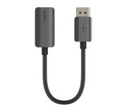 Kable - Belkin Adapter Active DisplayPort 1.2 (M) / HDMI 2.0 (F) 4K/60Hz HDR 22cm, czarno-szary - miniaturka - grafika 1