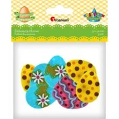 Zabawki kreatywne - Dekoracje filcowe 3D pisanki 30x40mm 9szt - miniaturka - grafika 1